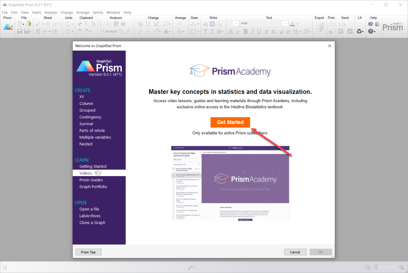 GraphPad Prism Training ServiceHub