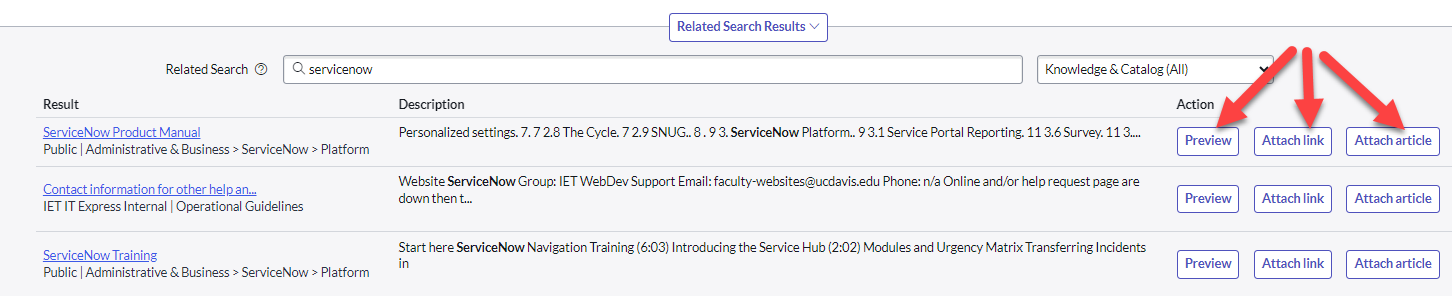 Image showing the articles you have access to from the related searches. 