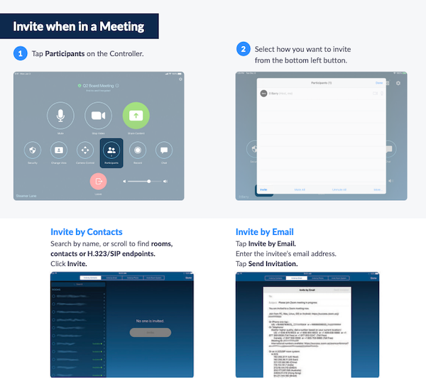 User Guide for Zoom Rooms with a Controller Tablet ServiceHub